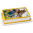 Ride on Lao Luo and Xiamao Edible Cake Topper Image ABPID57551 Supply