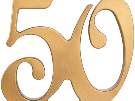 50th Anniversary Gold Monogram Supply