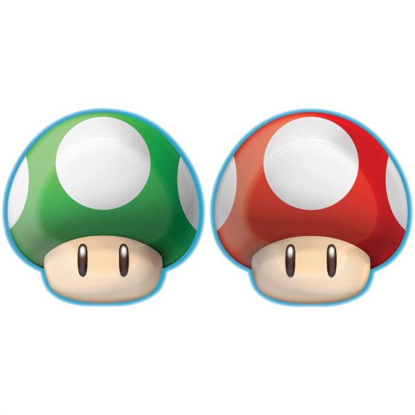 Super Mario Brothers 7  Shaped Plates, 8ct Hot on Sale