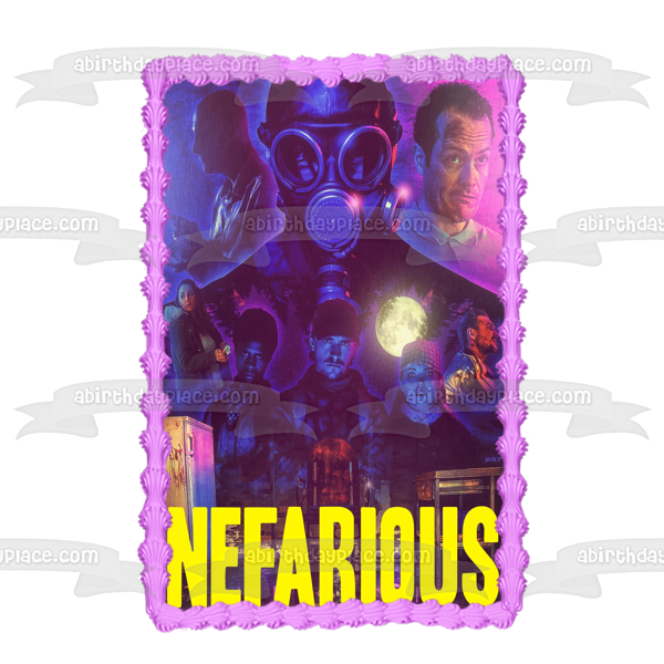 Nefarious Movie Poster Edible Cake Topper Image ABPID57573 Cheap