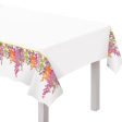 Romantic Floral 54  x 102  Table Cover, 1ct Cheap