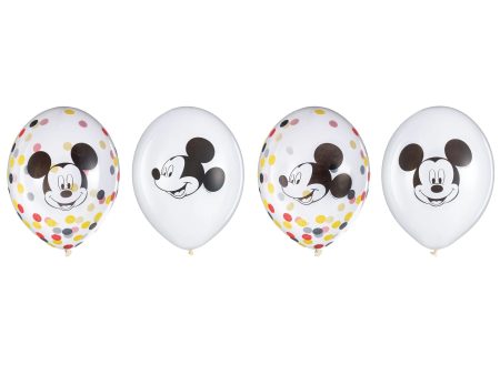 Mickey Mouse Forever Latex Confetti Balloons, 6ct Supply