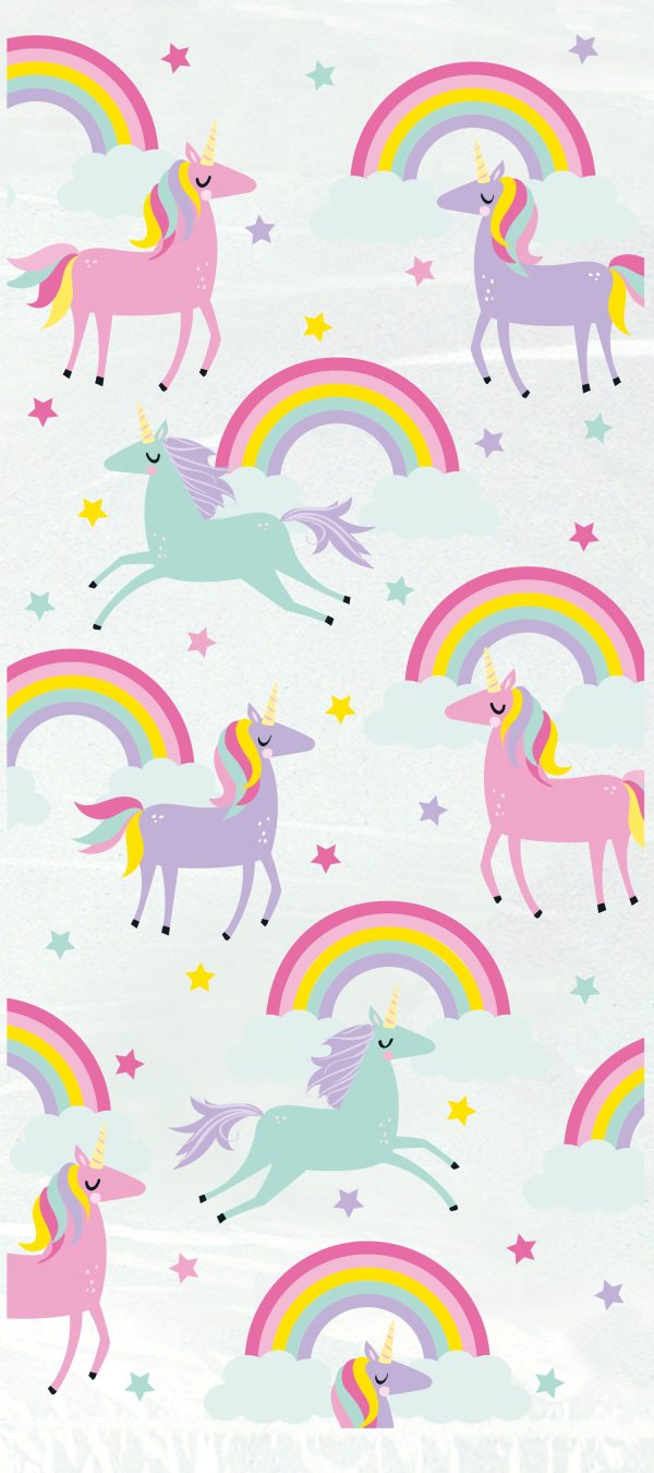 Rainbow & Unicorn Cellophane Bags, 20ct Sale