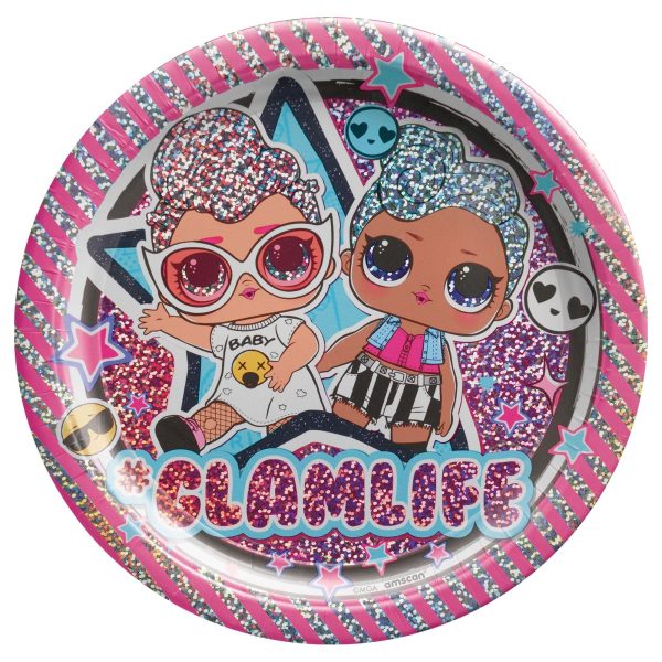 LOL Surprise, Together 4 Eva! 7  Prismatic Round Plates, 8ct Online now