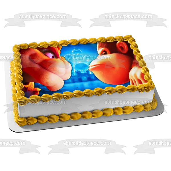 Donkey Kong Country Edible Cake Topper Image ABPID57597 Discount