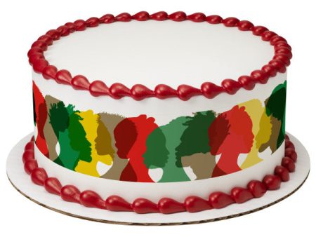 Celebrate Freedom Silhouettes Edible Cake Topper Image Strips on Sale