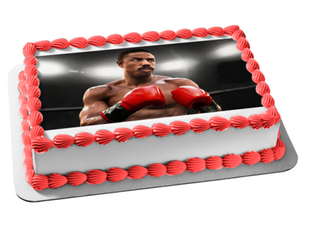 Creed Rise to Glory Adonis Creed Edible Cake Topper Image ABPID57572 Fashion