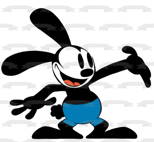 Oswald the Lucky Rabbit Edible Cake Topper Image ABPID57513 Online now