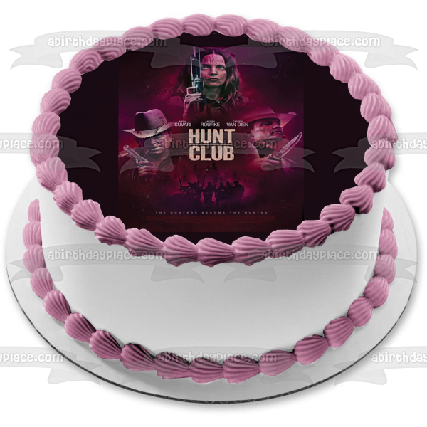 Hunt Club Movie Poster  Wyatt Hunt Edible Cake Topper Image ABPID57524 Sale