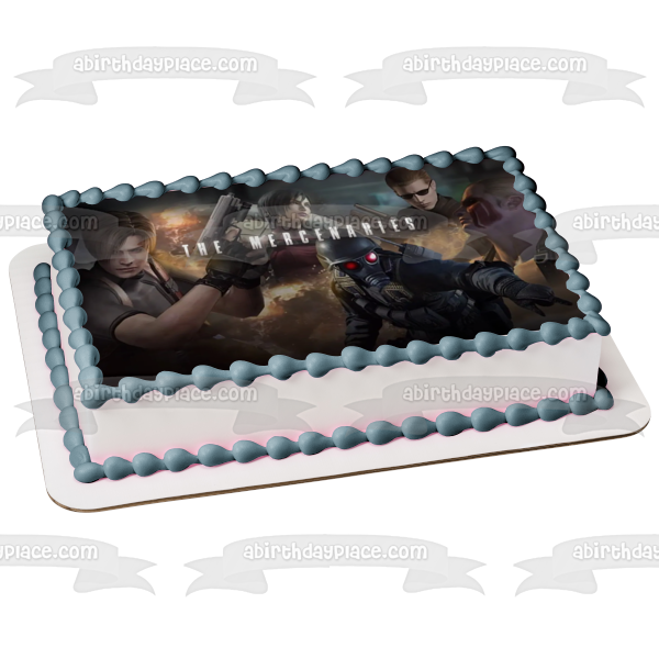 Resident Evil: The Mercenaries 3D Assorted Characters Edible Cake Topper Image ABPID57511 Online