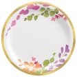 Romantic Floral 7  Round Plates, 8ct on Sale