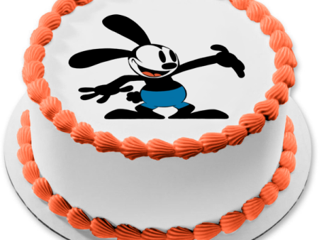 Oswald the Lucky Rabbit Edible Cake Topper Image ABPID57513 Online now