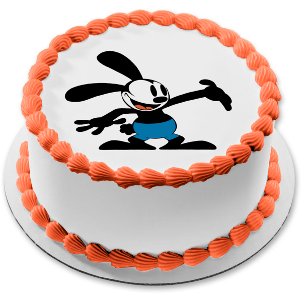 Oswald the Lucky Rabbit Edible Cake Topper Image ABPID57513 Online now