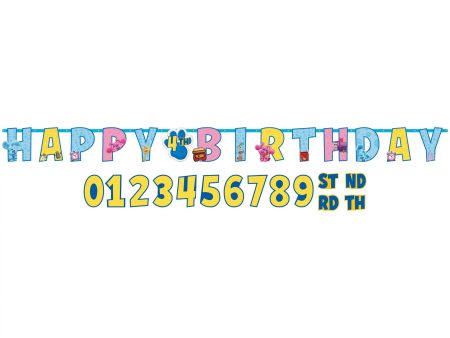 Blue s Clues Jumbo Add An Age Letter Birthday Banner Online now