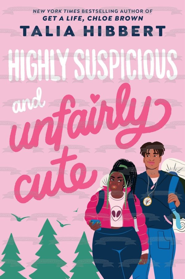 Highly Suspicious and Unfairly Cute Book Cover Edible Cake Topper Image ABPID57587 Online