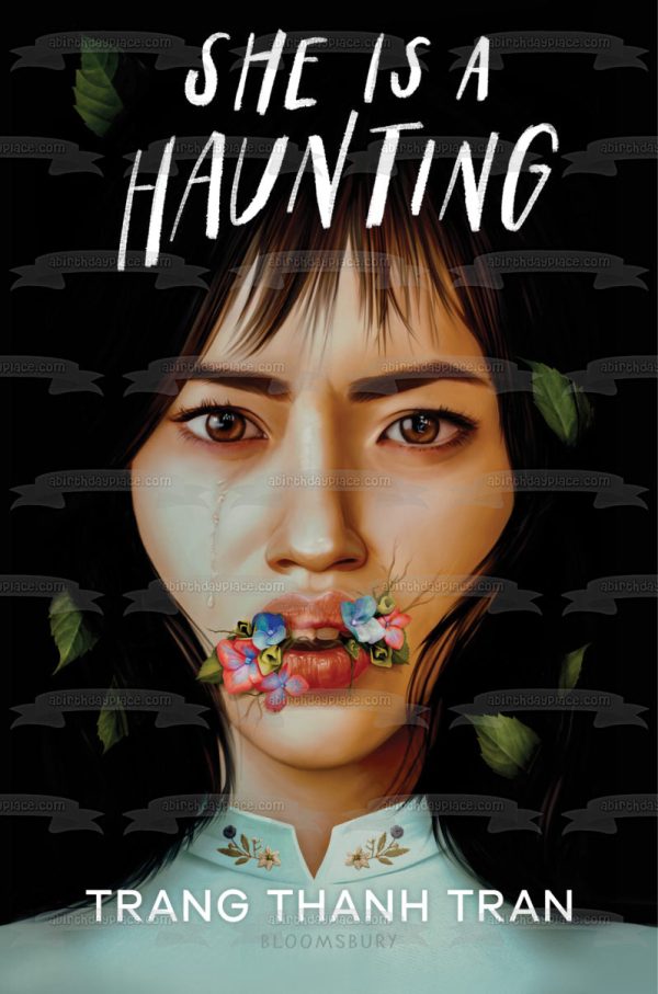 She Is a Haunting Book Cover Jade Nguyen Edible Cake Topper Image ABPID57529 For Sale