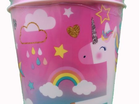 Unicorn 10oz Plastic Stadium Cups, 4ct For Cheap