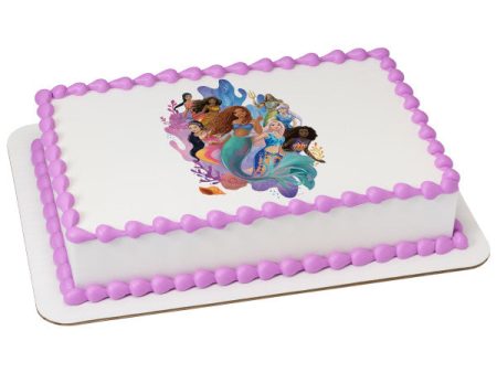 The Little Mermaid Sisters of the Sea Edible Cake Topper Image on Sale