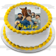 Ride on Lao Luo and Xiamao Edible Cake Topper Image ABPID57551 Supply