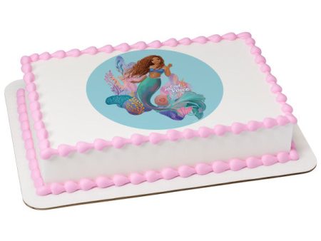 The Little Mermaid Find Your Voice Edible Cake Topper Image Online Sale