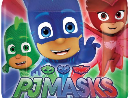 PJ Masks 7  Square Plates, 8ct on Sale