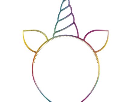 Rainbow Unicorn Party Headband, 1ct Discount