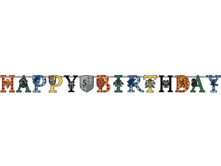 Harry Potter Jumbo Add-An-Age Letter Birthday Banner Online now