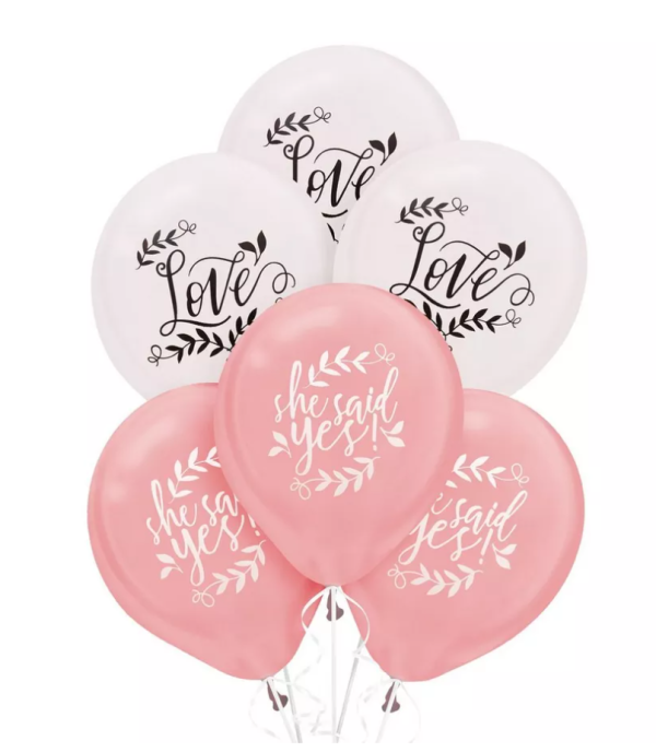 Love And Leaves Latex Balloons, 15ct Online Hot Sale