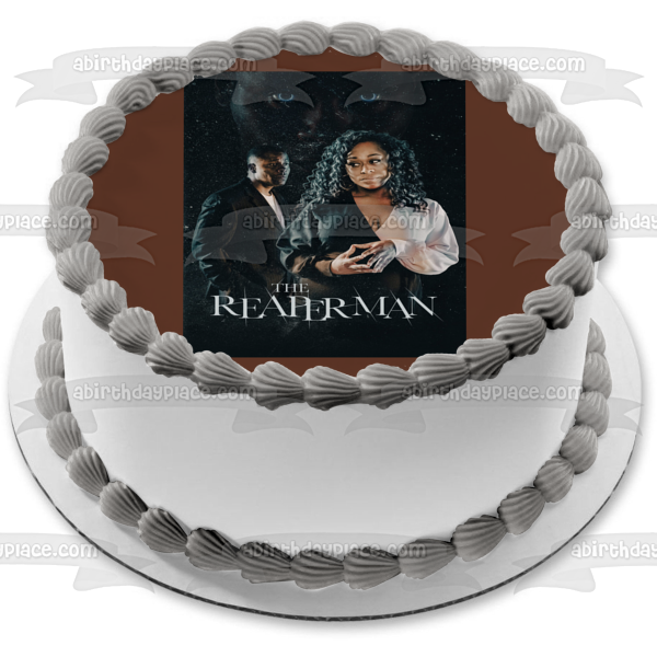 The Reaper Man Jessica and Joseph Edible Cake Topper Image ABPID57578 Sale