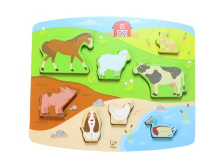 Hape Farm Animal Puzzle 24M+ Online