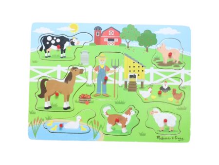 Melissa & Doug MacDonald s Farm Sound Puzzle 2T+ Supply