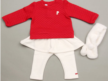 Happyland Sweatshirt, Pant and Scarf Set 3T Discount