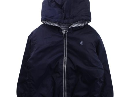 Petit Bateau Reversible Quilted Jacket 4T on Sale