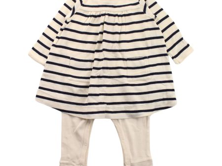 Petit Bateau Dress Set 3-6M Online now