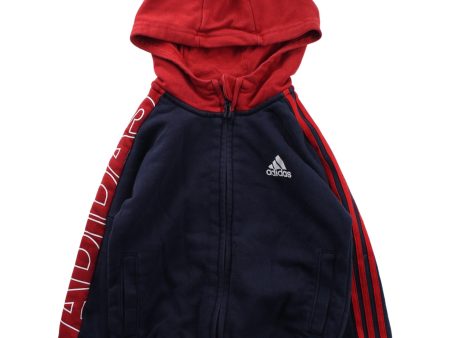 Adidas Zippered Sweatshirt 2T - 3T on Sale