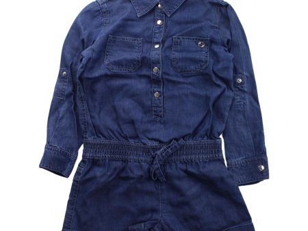 Gucci Denim Long Sleeve Romper 4T Supply