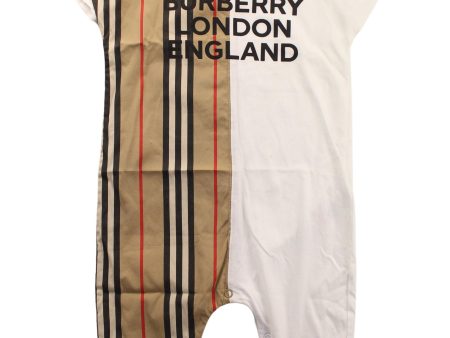 Burberry Short Sleeve Romper 6-12M on Sale