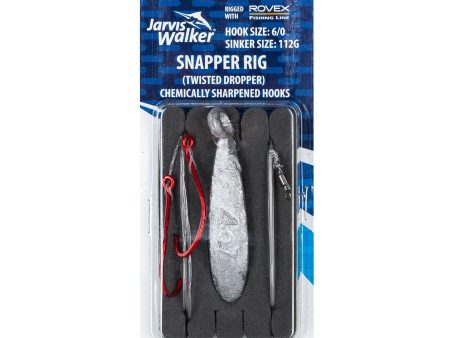 Jarvis Walker Snapper Twisted Dropper - 6 0 Octopus red-112g snapper lead-50lb line Rig For Cheap