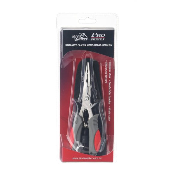 Jarvis Walker Pro Series Straight Pliers with Braid Cutters SS Sale