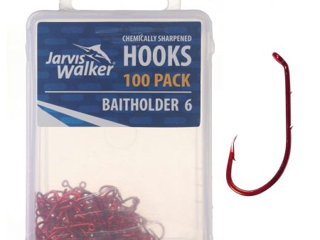 Jarvis Walker Red Long Shank Hooks Online Sale