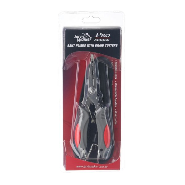 Jarvis Walker Pro Series Bent Pliers with Braid Cutters SS For Cheap