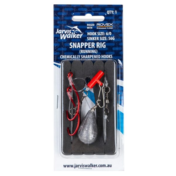 Jarvis Walker Snapper Running - 6 0 Octopus - 56g Rocket lead - 50lb line Rig Online now