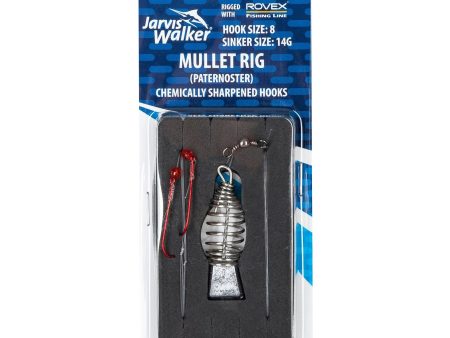 Jarvis Walker Mullet - 8 Long Shank - 15g Spring lead 12lb line Rig Online Sale