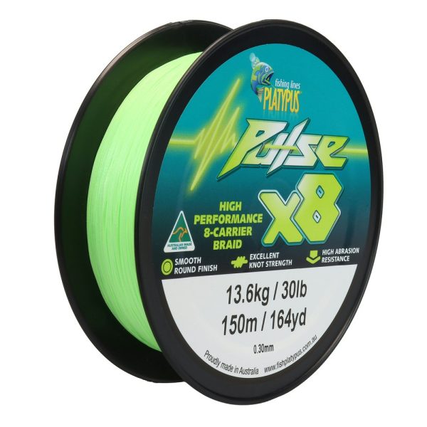 Platypus Pulse X8 Braid Green - 150m Online