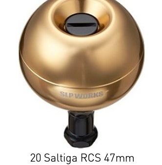 Daiwa 20 SALTIGA RCS 47MM ALUMINIUM POWER ROUND KNOB GOLD Online Sale