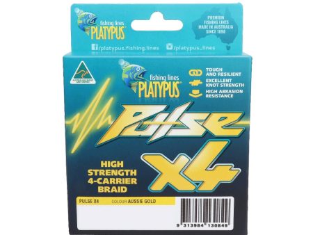 Platypus Pulse X4 Braid Gold - 150m Discount