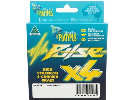 Platypus Pulse X4 Braid White - 150m Online Sale