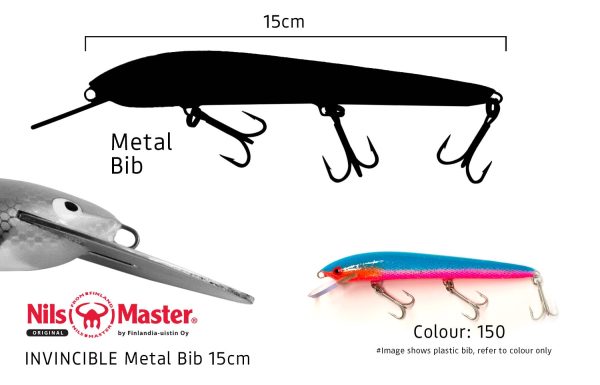 Nils Master INV-DR-Metal-Bib 15cm 30g Online Sale