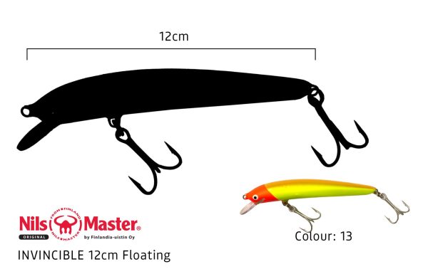 Nils Master Invincible-F 12cm 24g Hot on Sale