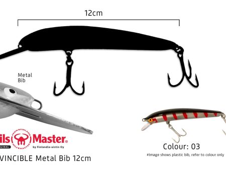 Nils Master INV-DR-Metal-Bib 12cm 24g Online Sale